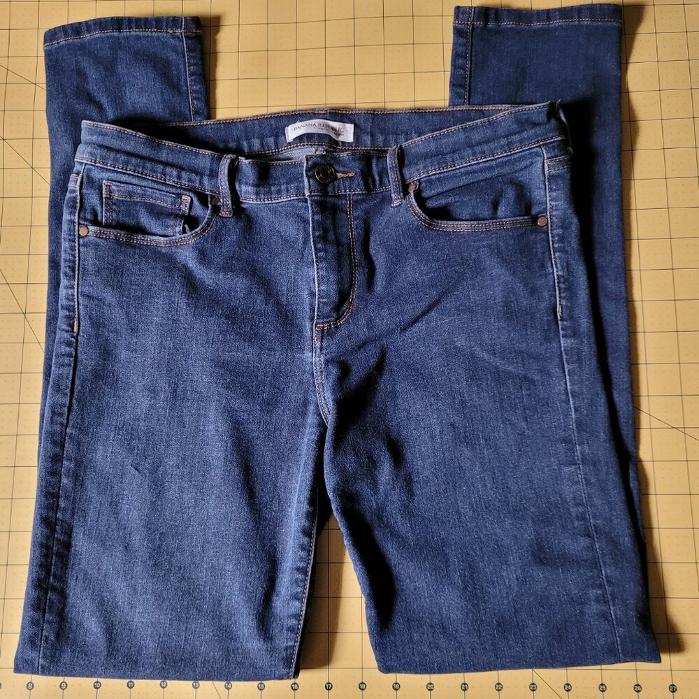 Banana Republic Skinny Leg Blue Jeans Size 31" Waist